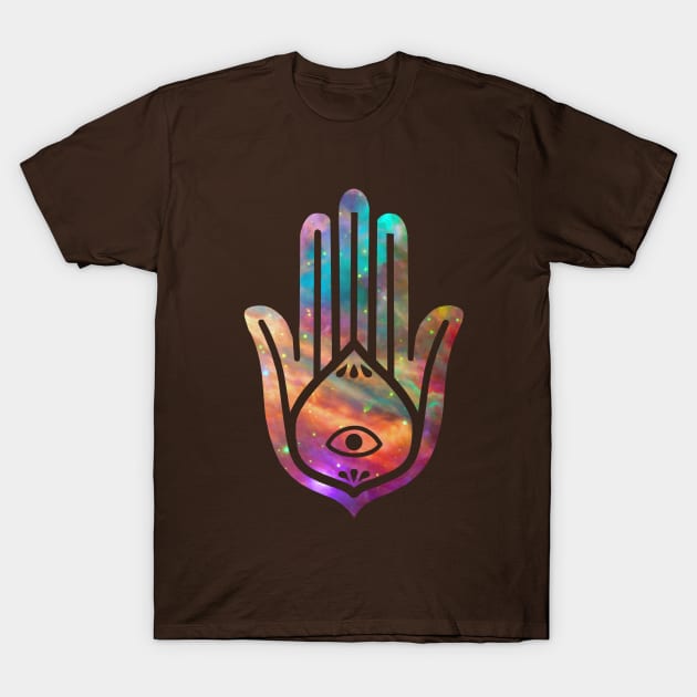 Galactic Hamsa T-Shirt by GAz